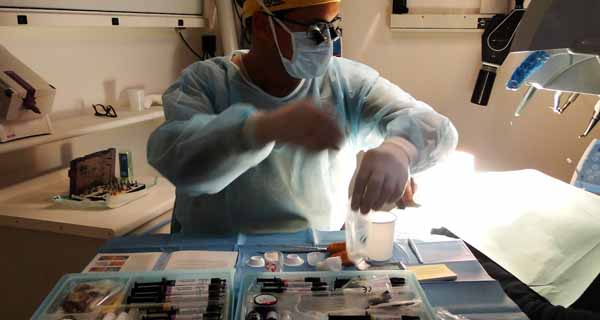 Riccardo Sirello at the work