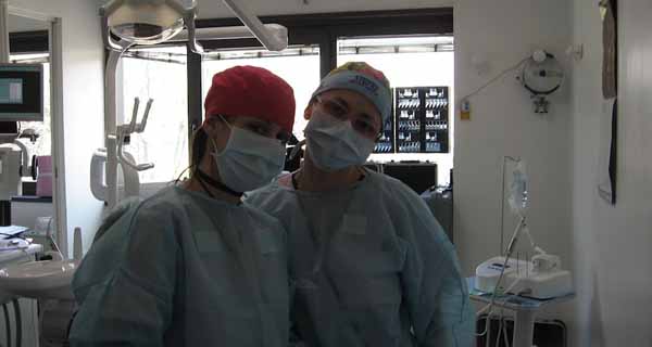 Lo staff dello studio dentistico